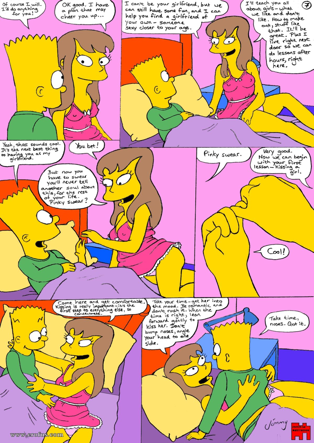 Page Theme Collections The Simpsons Lauras Visit Erofus Sex And