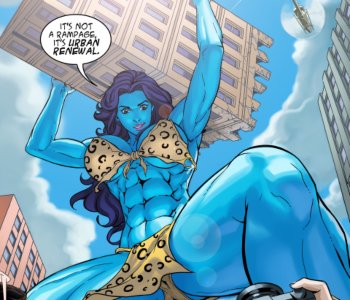 comic Issue 1 - Jolly Blue Giantess