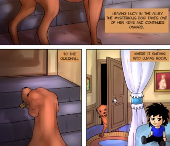comic Fairy Tail Encounter Juvia and Dogs