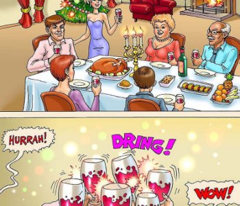 comic Christmas Turkey