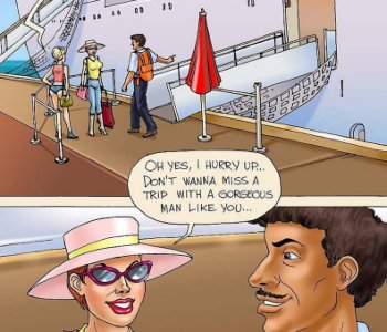 comic Going Crazy on a Cruise