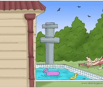 comic Get nasty fun sex in the swimming-pool