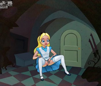 comic Alice in Wonderland