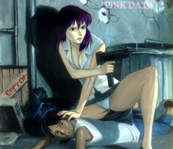 comic Ghost In The Shell Pink Data