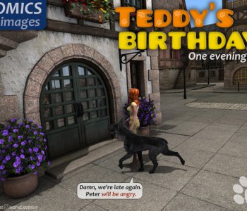 comic Teddys Birthday