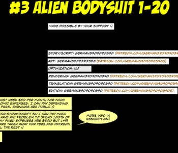 comic Alien Bodysuit