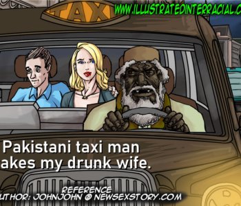 comic Pakastani Taxi Man
