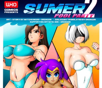 comic Summer Pool Party