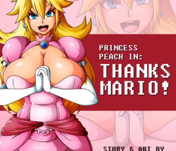 comic Princess Peach - Thanks Mario