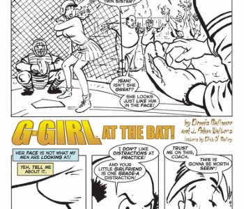 comic G Girl at the Bat