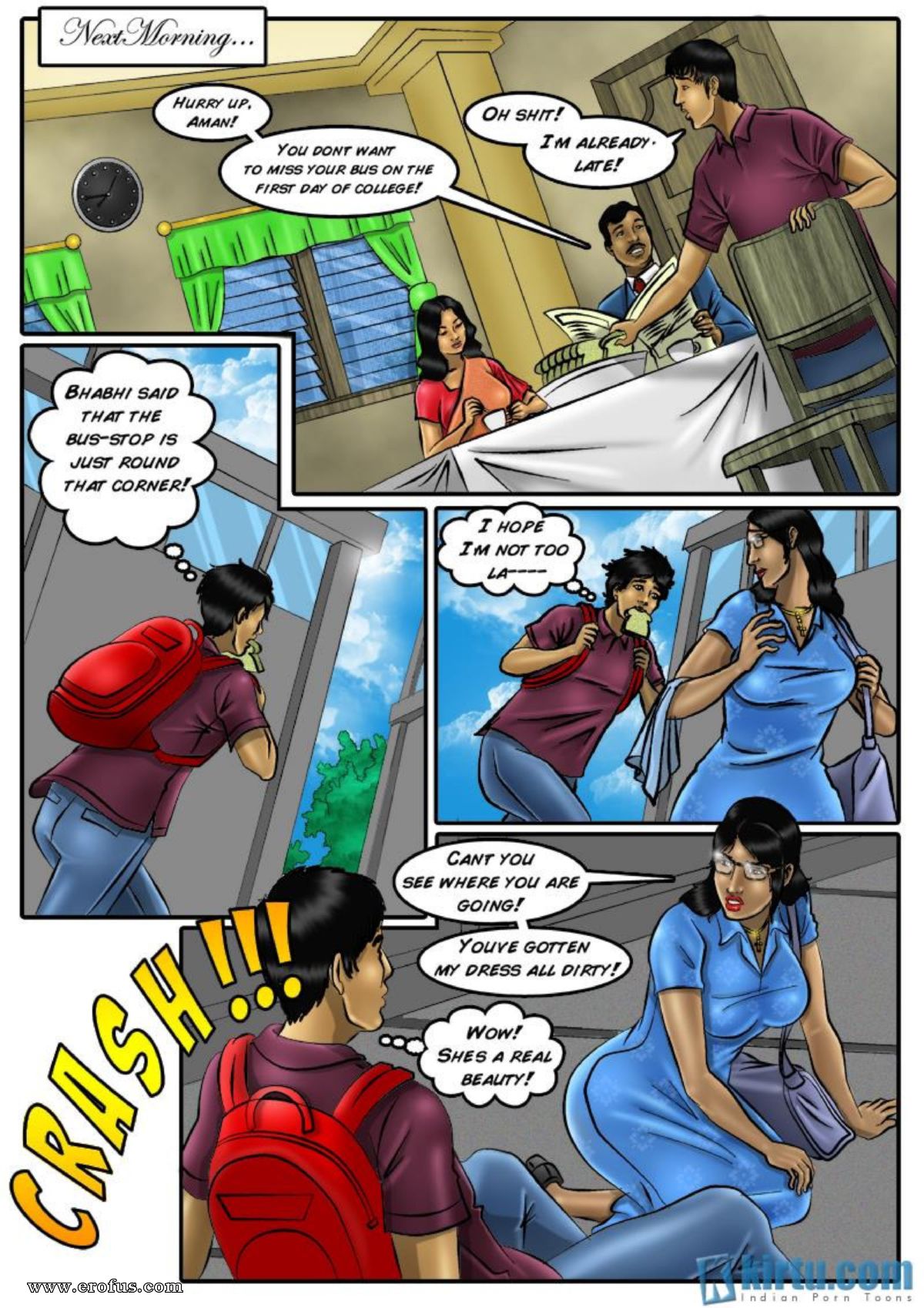 Page 6 | Kirtu-Porn-Comix/XXX-Apartments/A-Good-Bhabhi-Cares-For-Her-Devar  | Erofus - Sex and Porn Comics