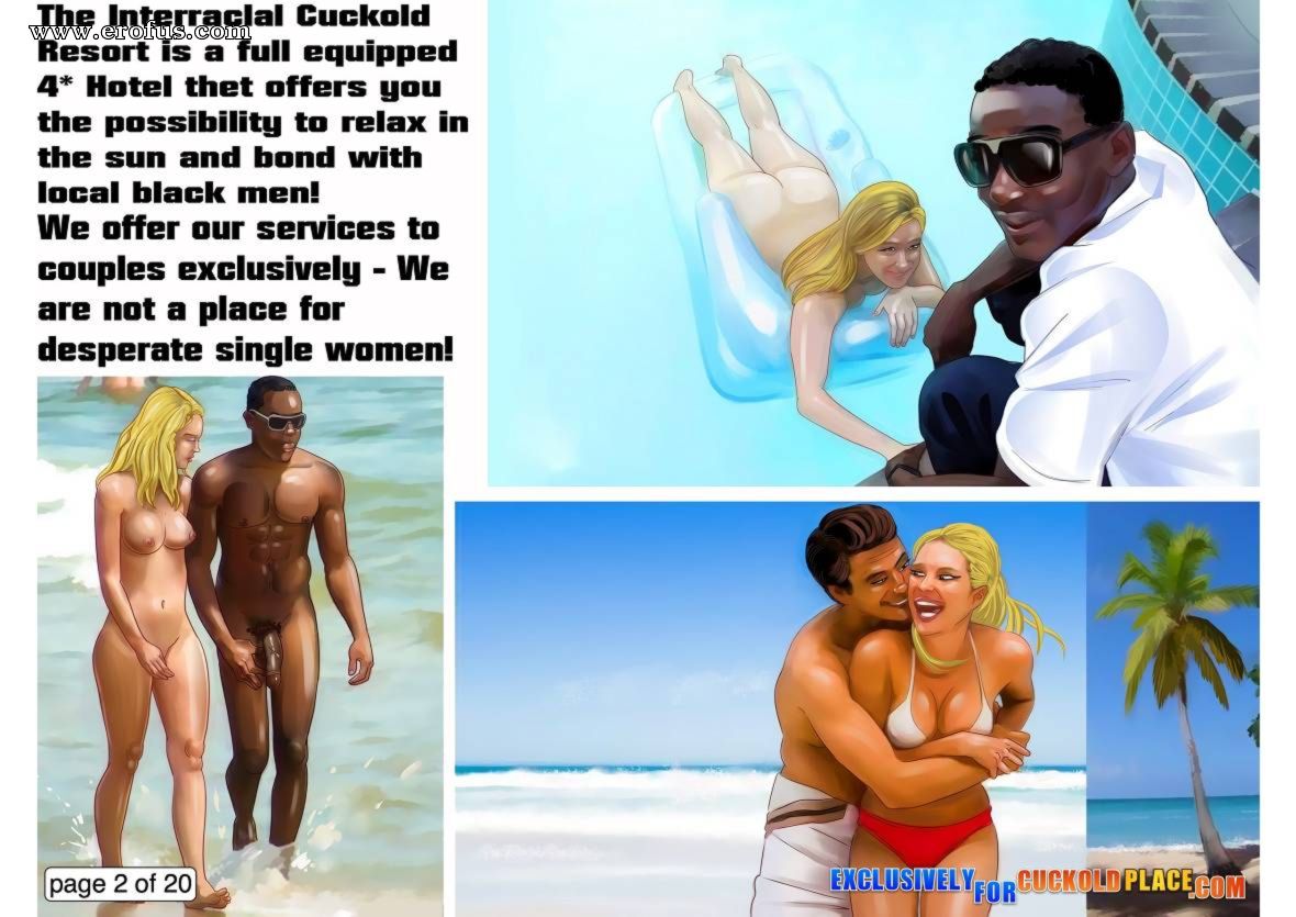 Blonde Interracial Fuck Beach - Page 2 | nicole-heat-comics/the-interracial-cuckold-resort | Erofus - Sex  and Porn Comics