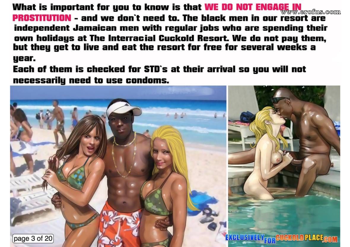 the interracial cuckold resort Porn Photos