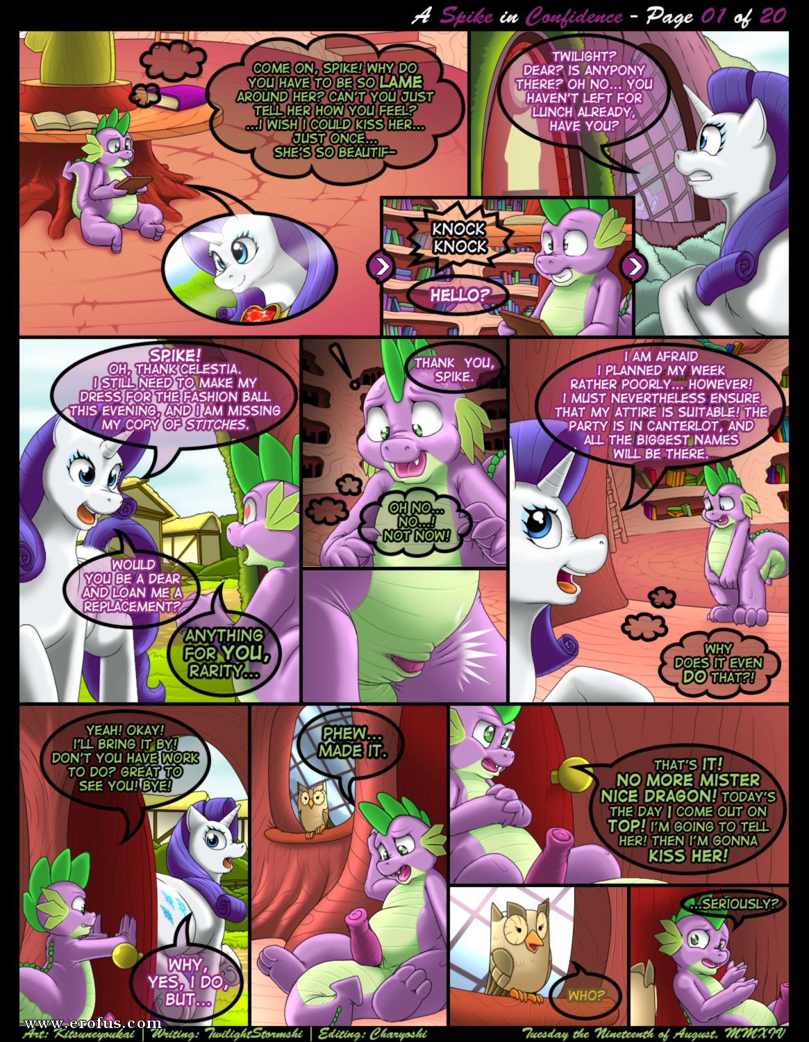 Page 1 | various-authors/kitsune-youkai/furry-comics/a-spike ...