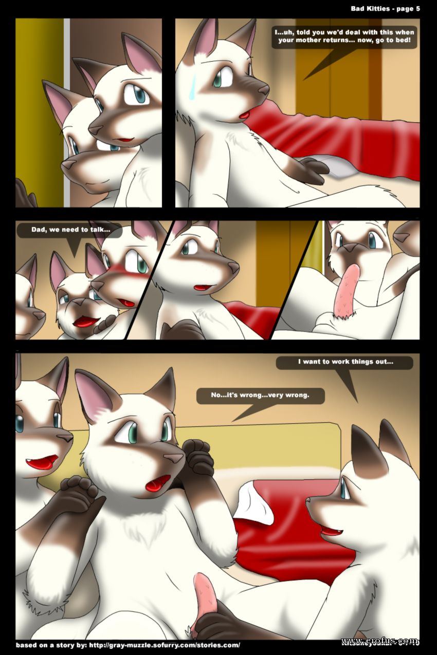 Page 5 | various-authors/kitsune-youkai/furry-comics/bad-kitties | Erofus -  Sex and Porn Comics