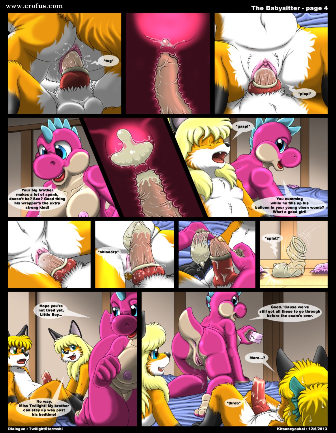 Cartoon Babysitter Porn - Page 4 | various-authors/kitsune-youkai/furry-comics/the ...
