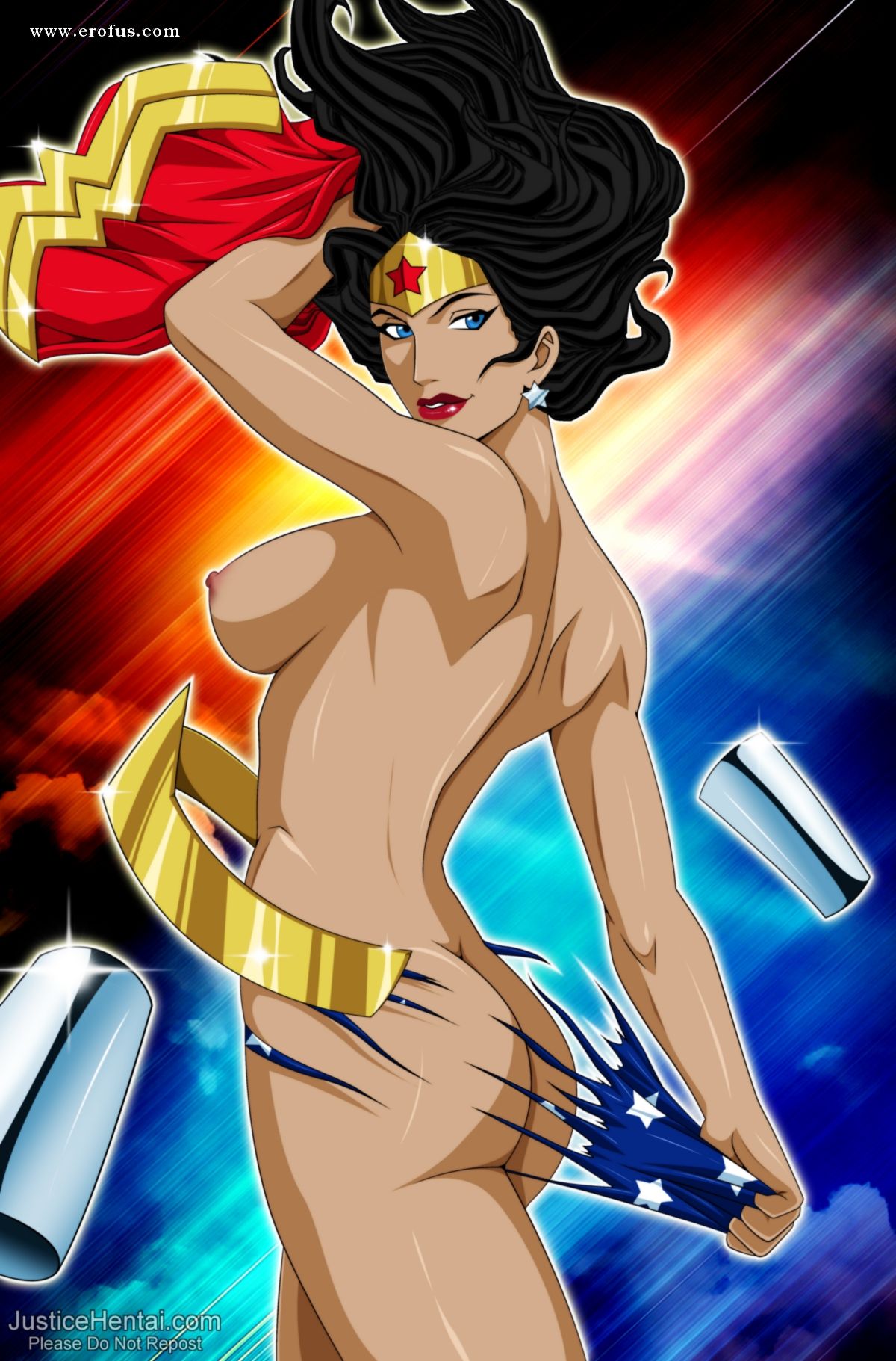 Almost nude nude dc comics women jordan