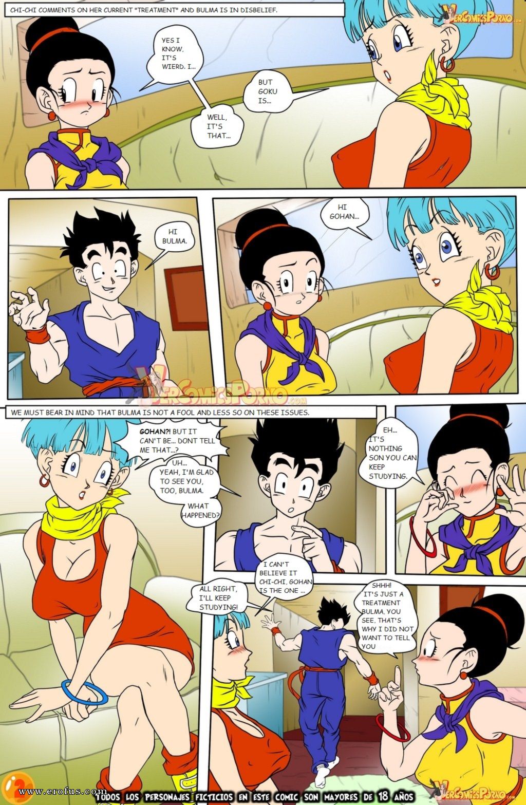 Dragon ball bulma and milk porn comics