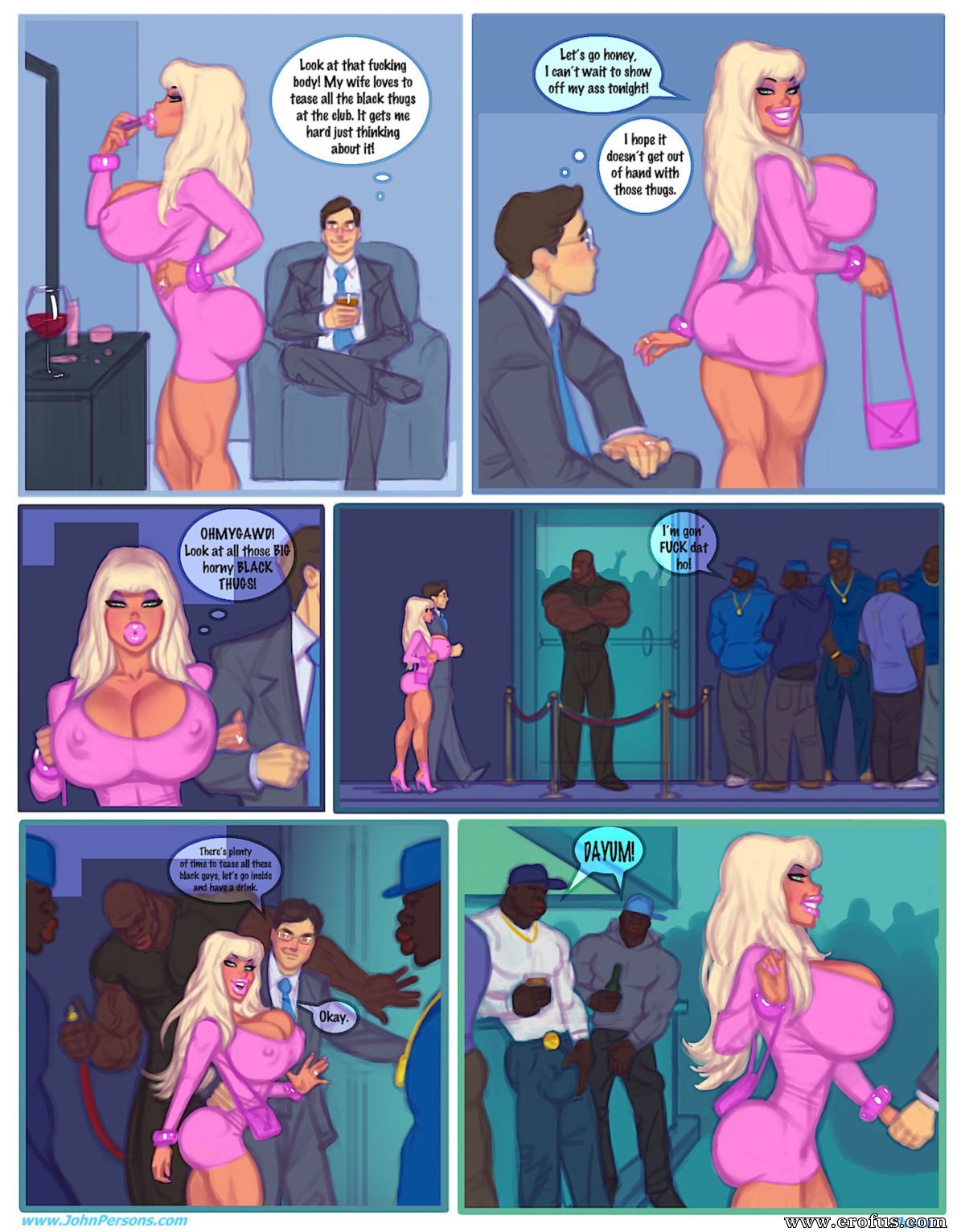 Page 1 johnpersons_com-comics/the-pit/the-club-slut/issue-1 Erofus pic image