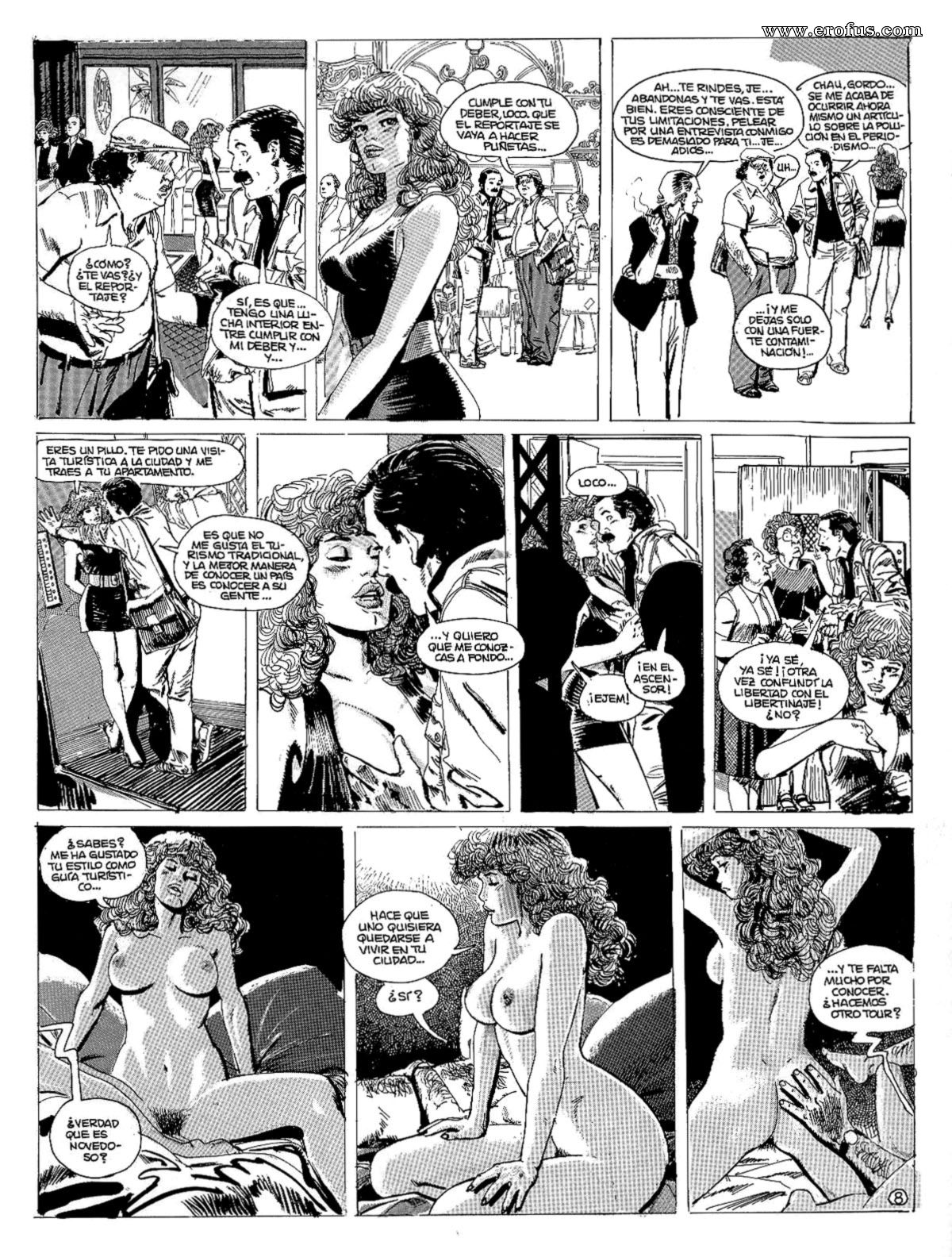 Page 10 | horacio-altuna-comicsel-loco-chavez-profesion-reporterospanish  | Erofus - Sex and Porn Comics