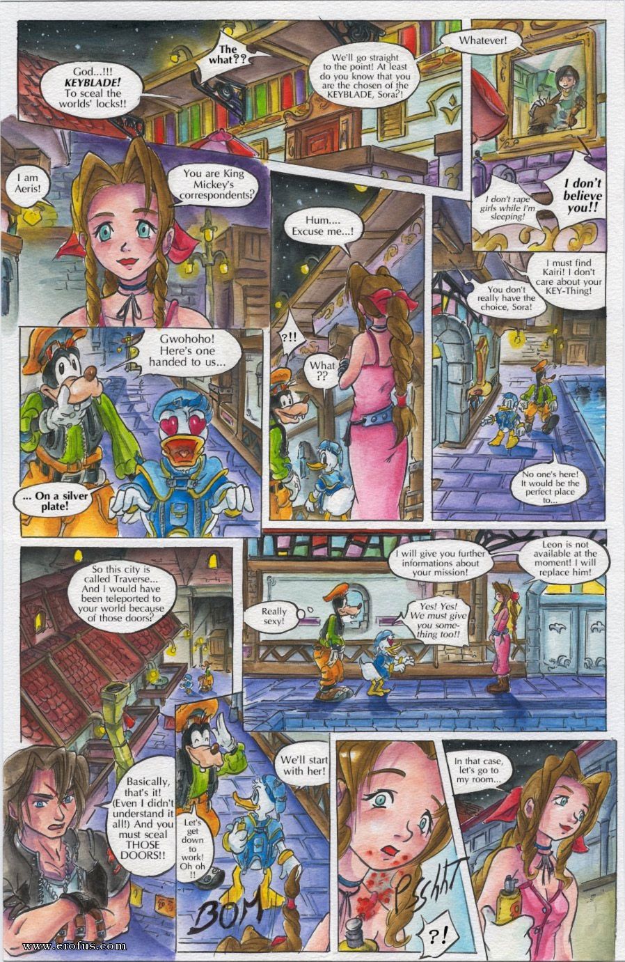 Heart Cartoon Porn - Page 12 | passage-comics/kingdom-hearts | Erofus - Sex and ...