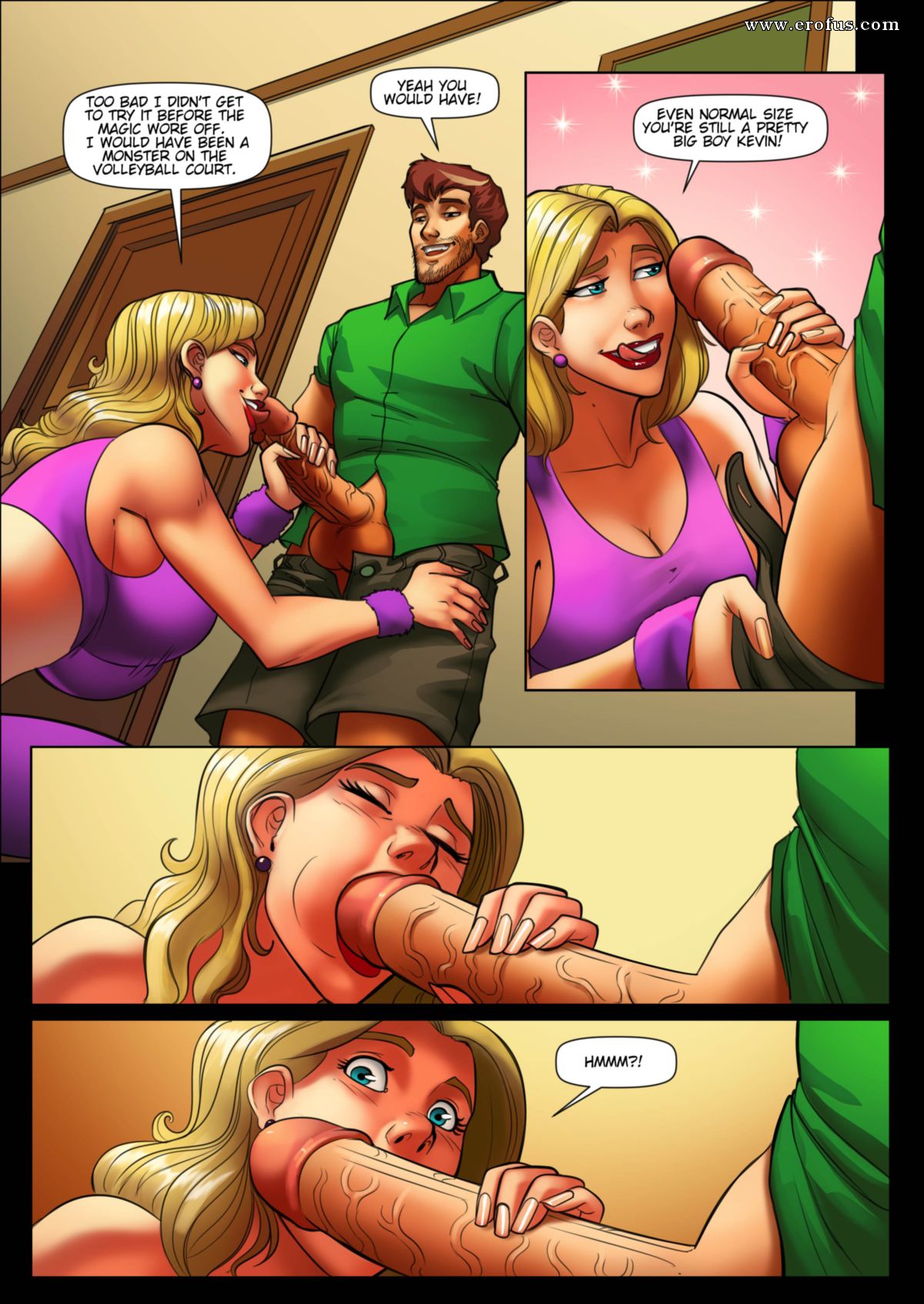 Magic dick growth porn comics - Zatannas Magic Growth Sequence comic porn