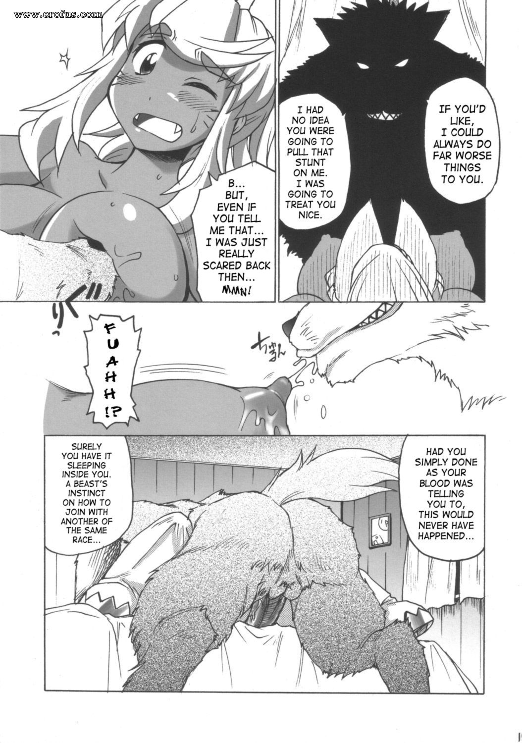 Werewolf hentai manga
