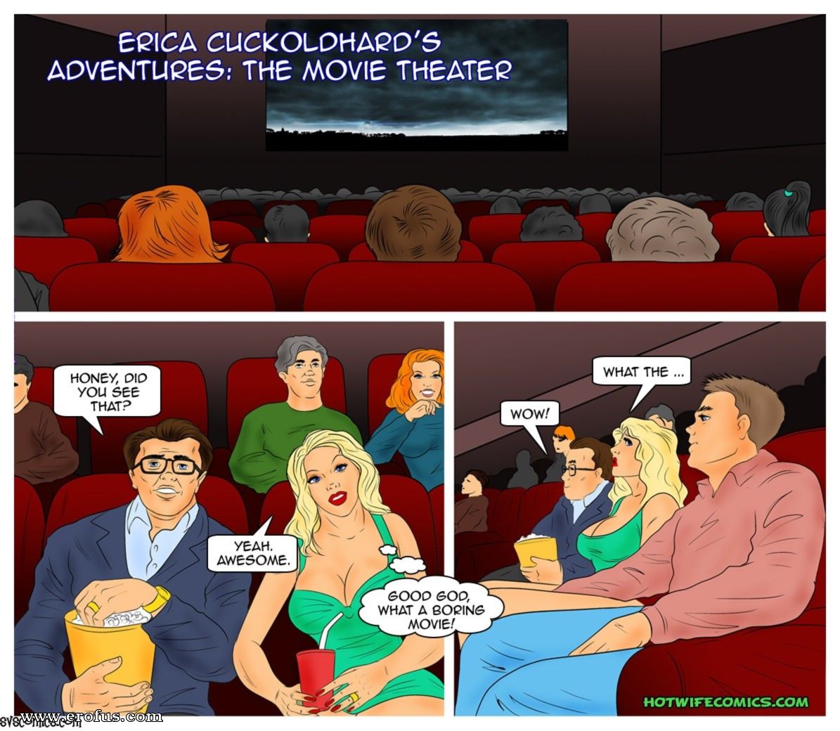 Page 1 hotwife-comics/the-movie-theater Erofus