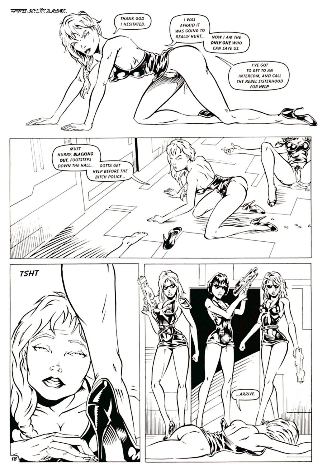 Page 70 | eros-comicsgraphic-novelsyuppies,-rednecks,-and-lesbian-bitches-from-mars  | Erofus - Sex and Porn Comics