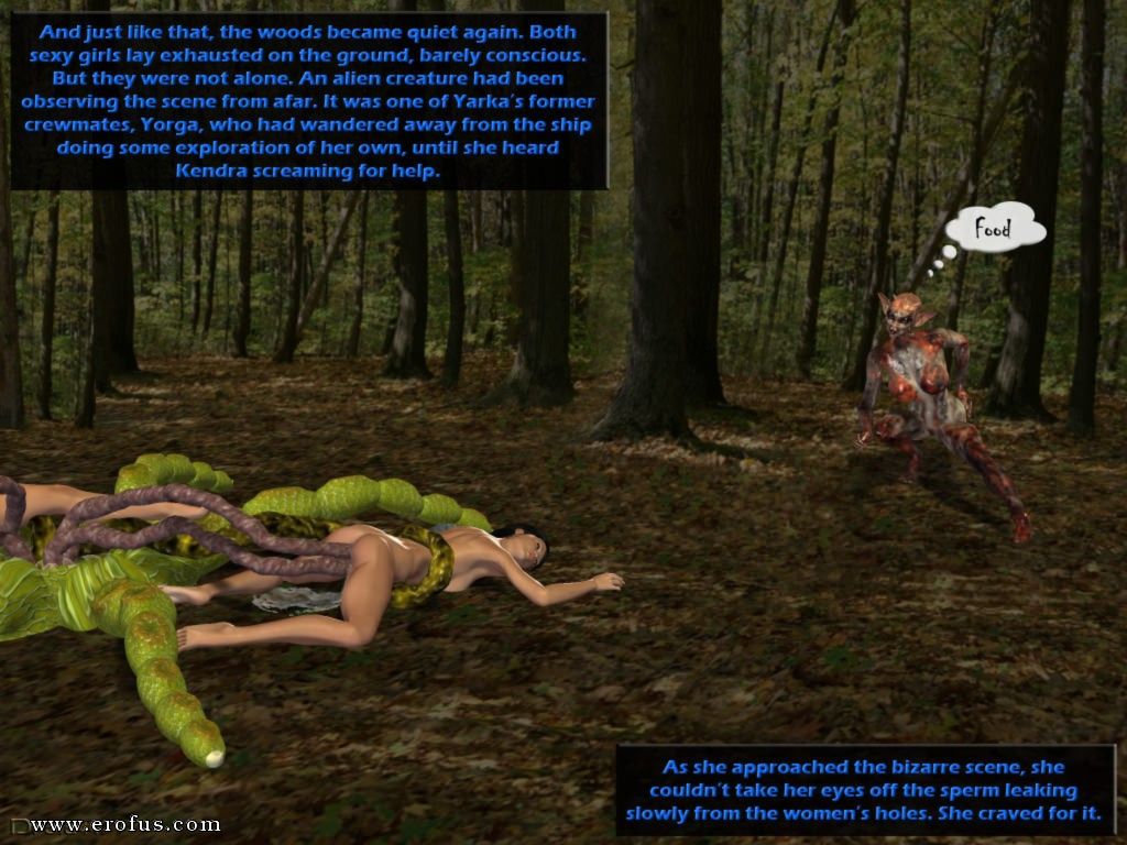 Alone In The Woods Porn - Page 29 | 3dmonsterstories_com-comics/explorers | Erofus ...