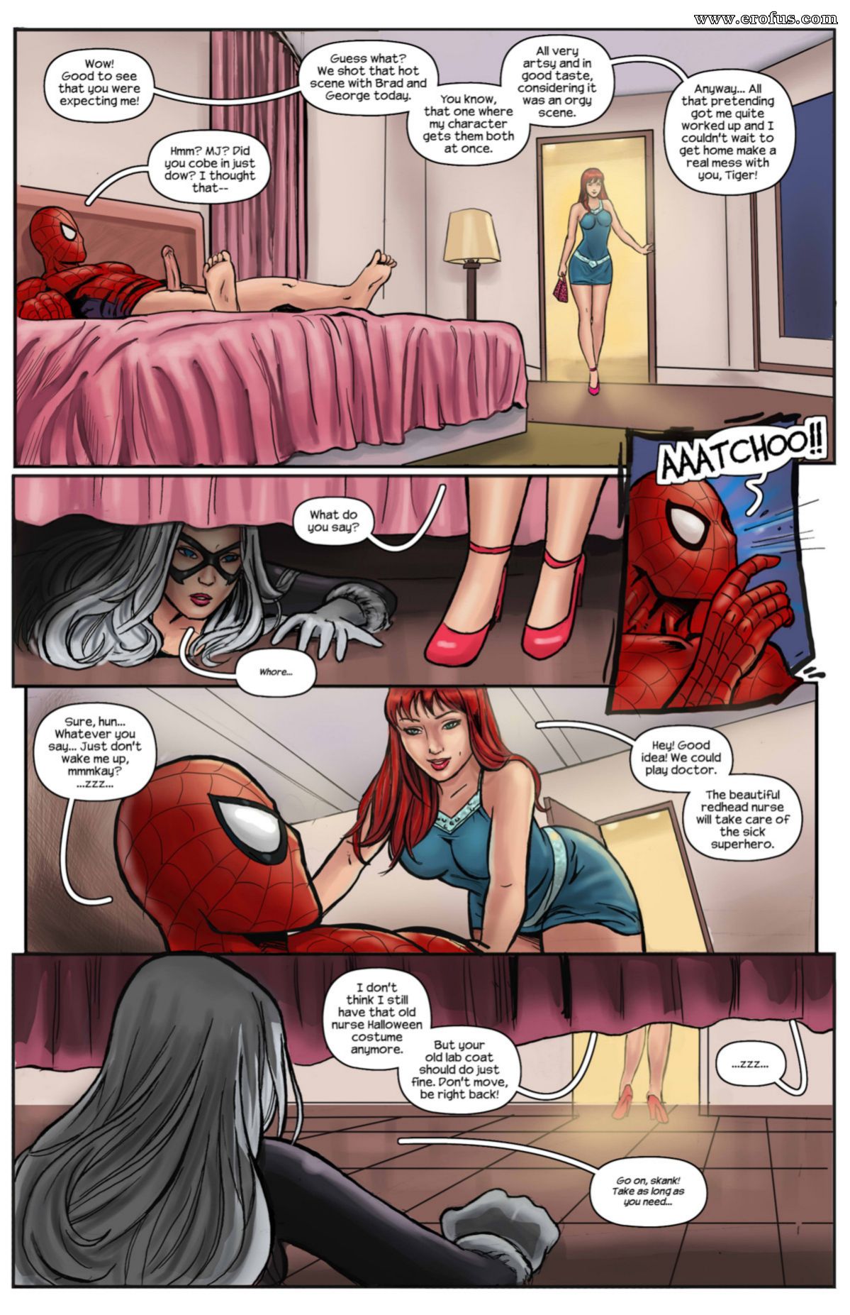 Page 4 | tracy-scops-comics/feline-voyeur | Erofus - Sex and Porn Comics