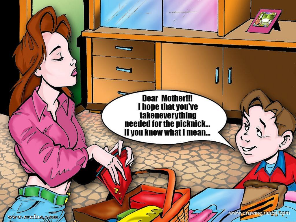 Mother and son cartoon sex
