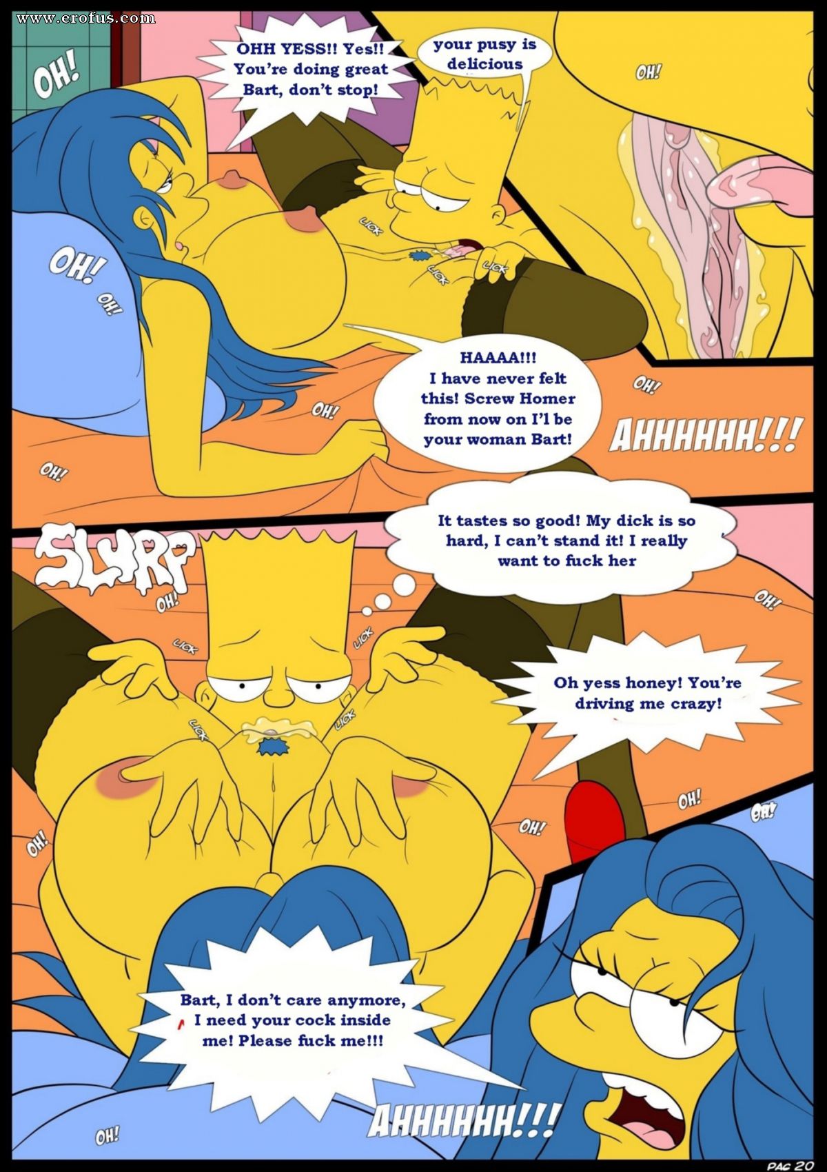 Page 21 croc-comics/los-simpsons/issue-3 Erofus