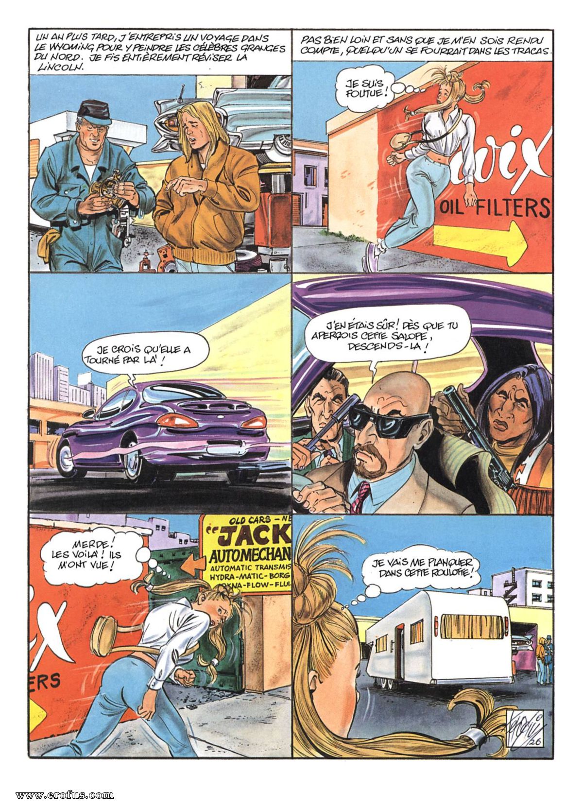 French Cartoon Car Porn - Page 27 | ferocius-comics/air-libre-french | Erofus - Sex and Porn Comics