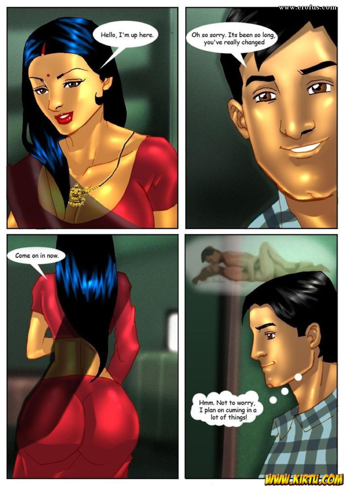 Amma Kamix - Page 12 | Kirtu-Porn-Comix/Savita-Bhabhi/Visiting-Cousin | Erofus - Sex and  Porn Comics