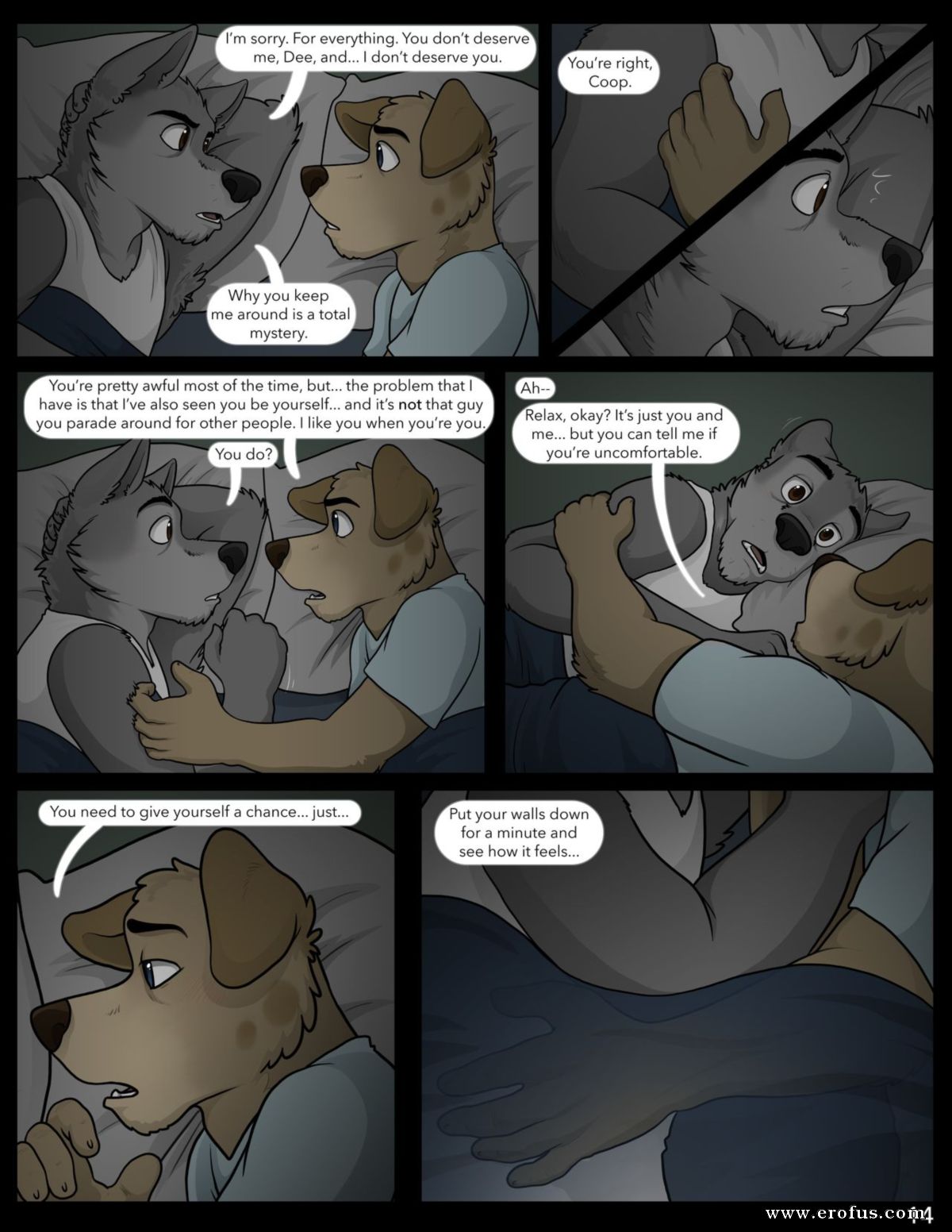 Page 14 | gay-comicsjackaloothe-internshipissue-2-ox-beach-diner |  Erofus - Sex and Porn Comics