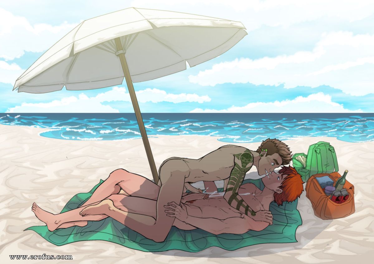 Porn gay comic day at the beach