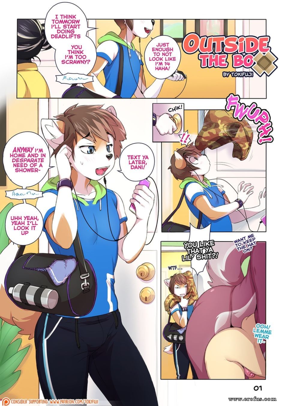 Page 1 | gay-comics/tokifuji-comics/outside-the-box/issue-1 | Erofus - Sex  and Porn Comics