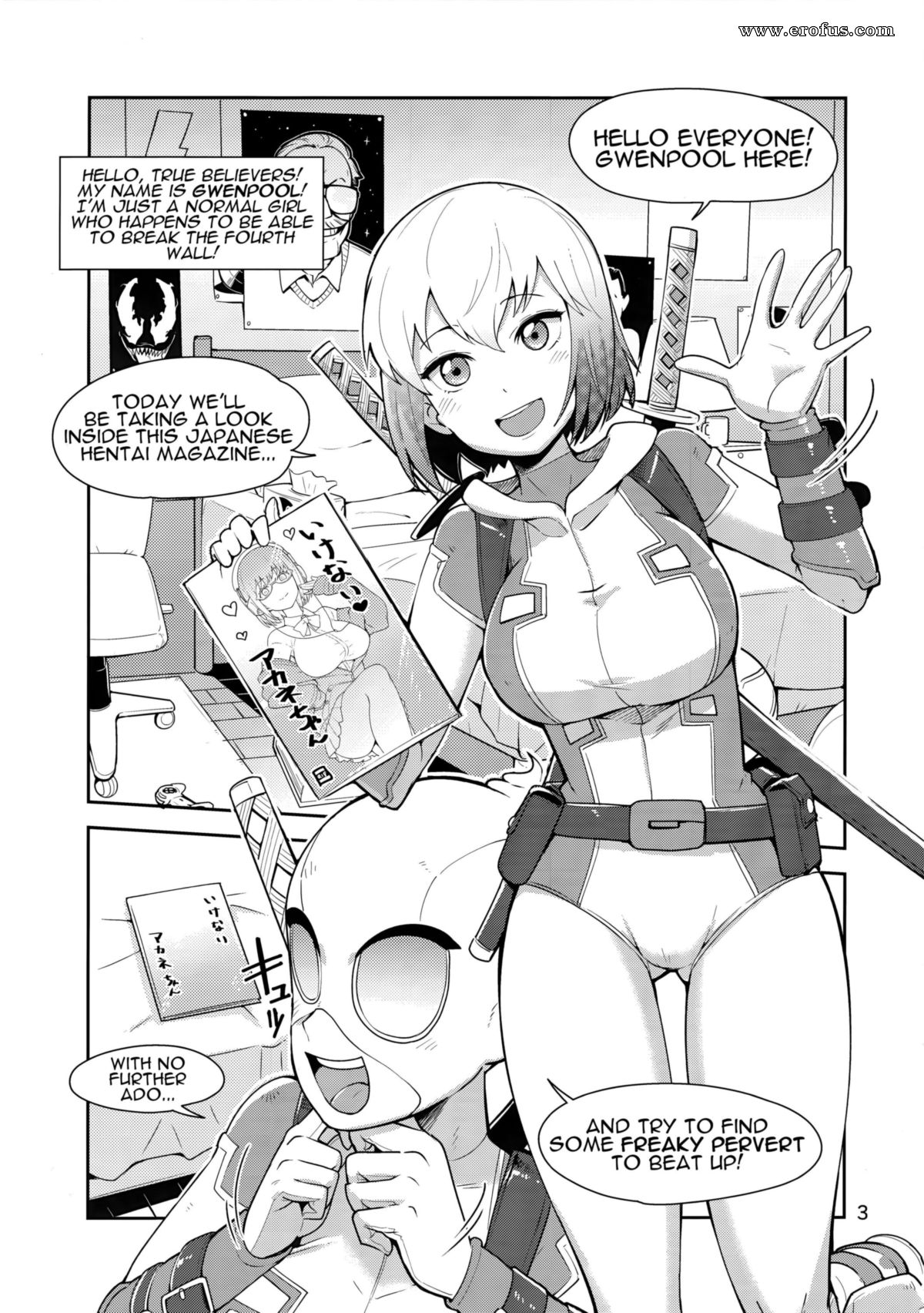 Freaky Japanese Porn Comics - Page 3 | hentai-and-manga-english/bowieknife/gwenpool | Erofus - Sex and Porn  Comics