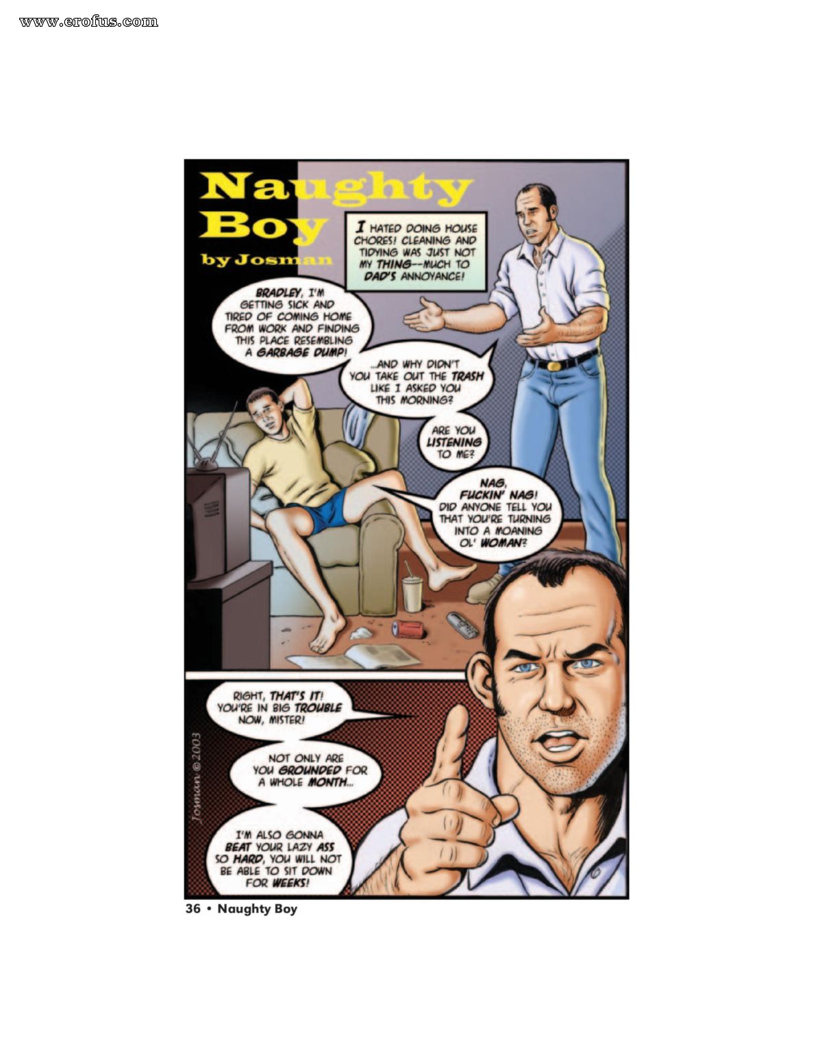 Anal Oral Sex Captions - Page 36 | gay-comics/josman-comics/daddy-boy-stories/7_03 | Erofus - Sex  and Porn Comics