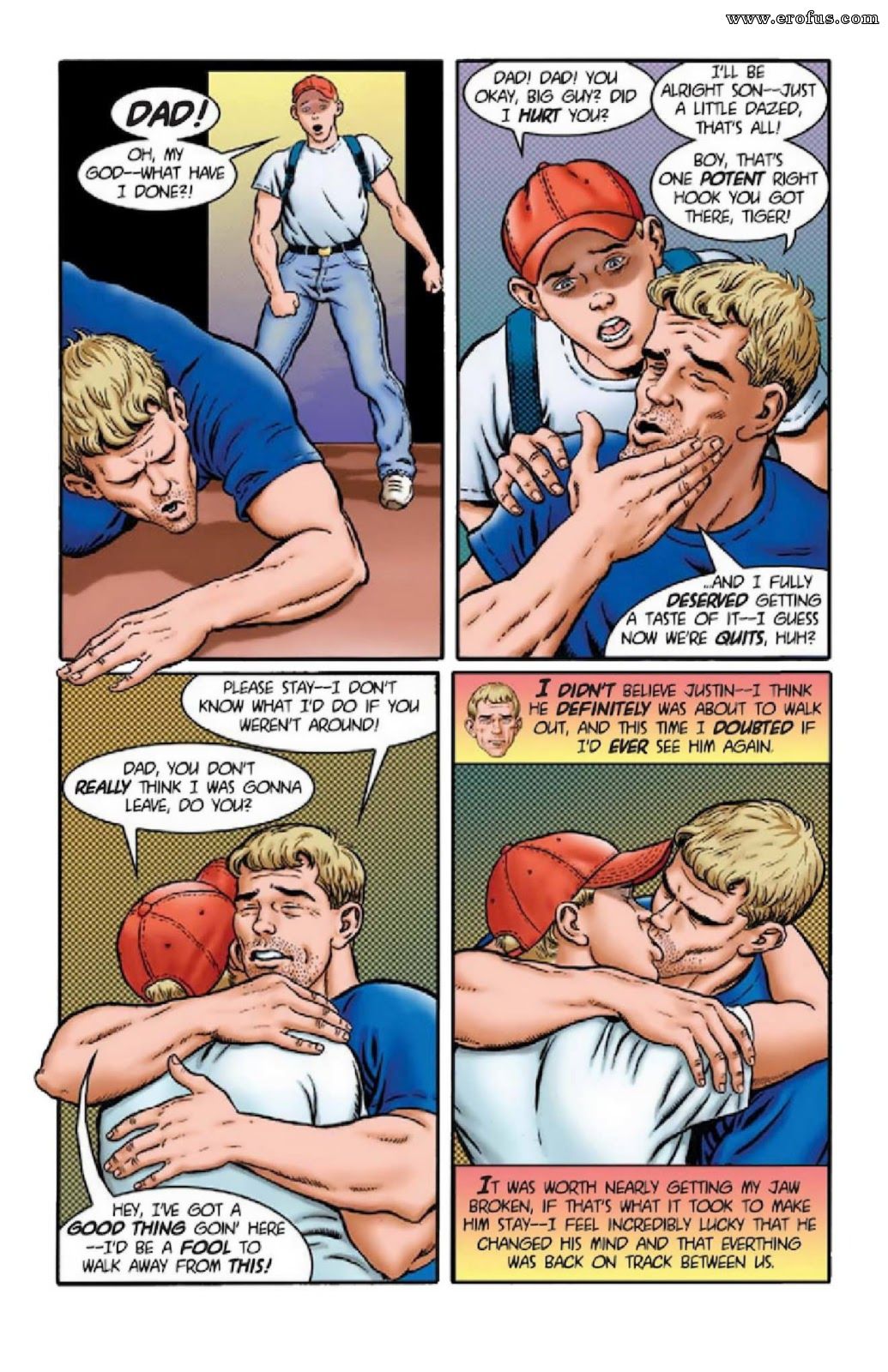 Get hooked on the best gay daddy-son comics