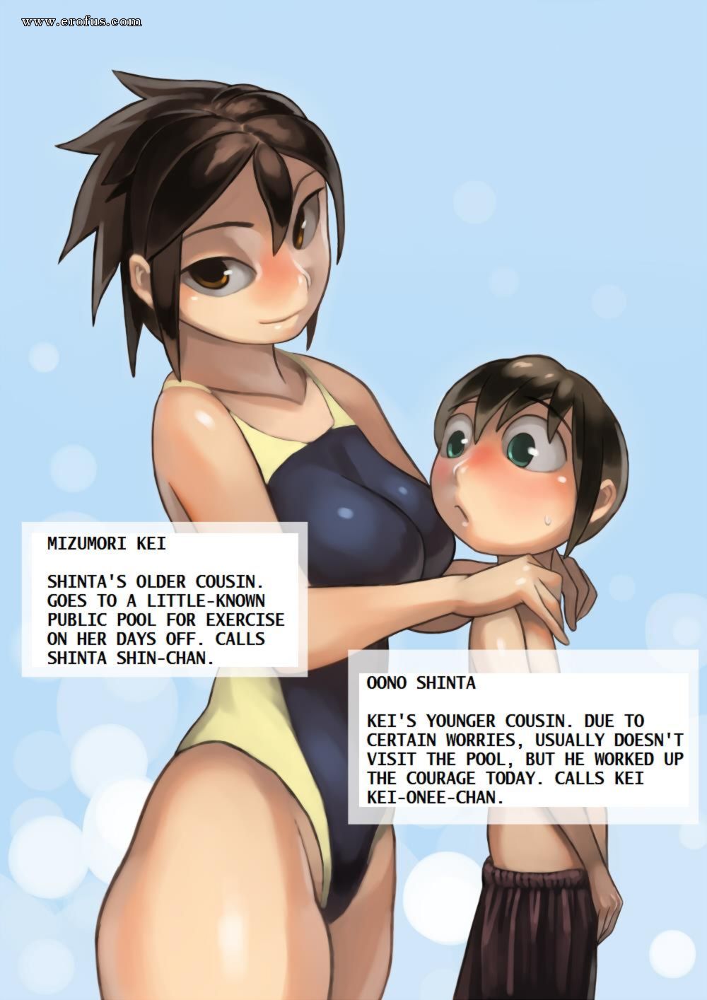 Page 2 | hentai-and-manga-english/mura-osamu/sisterly-cousin-and-the-shota-worrying-about-his-size  | Erofus - Sex and Porn Comics