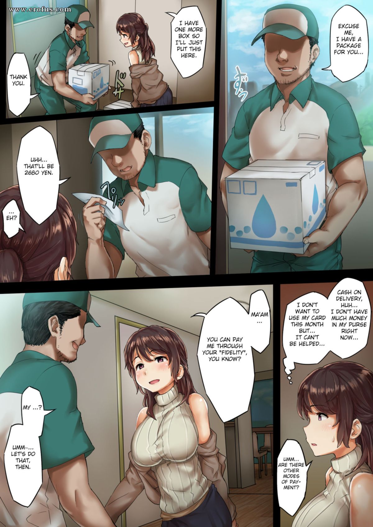 Page 8 | hentai-and-manga-english/saiga-dou/having-special-home-delivery-sex-and-keeping-it-a-secret-from-my-husband  | Erofus - Sex and Porn Comics
