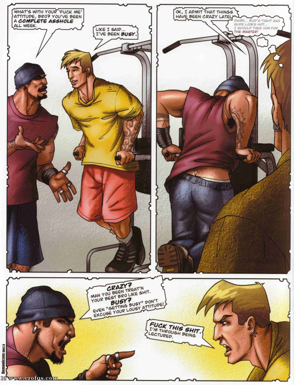 Hot gay rough cartoon comic porn sex