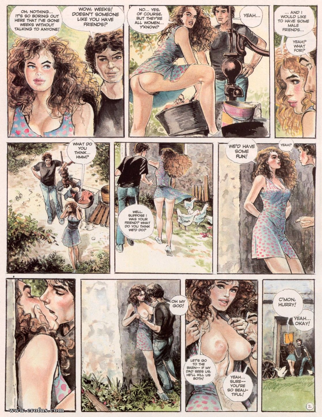 Page 2 slut-wife-comics/on-the-farm Erofus