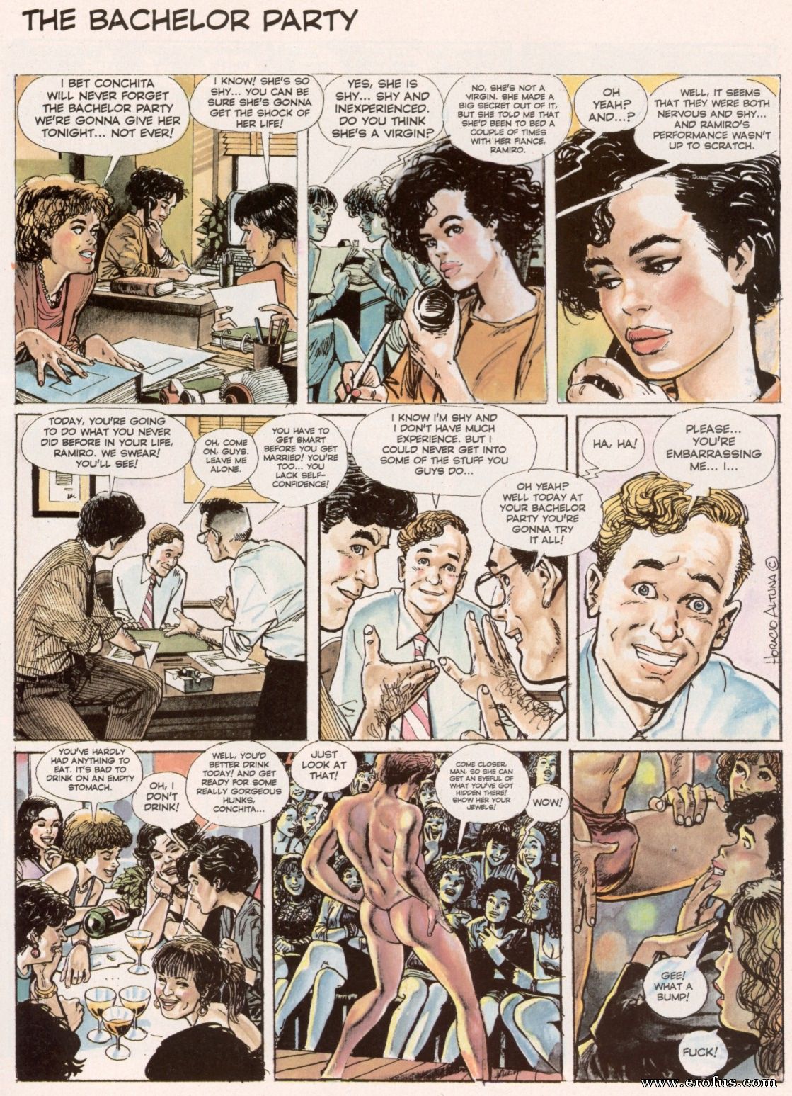 Page 1 slut-wife-comics/the-bachelor-party Erofus
