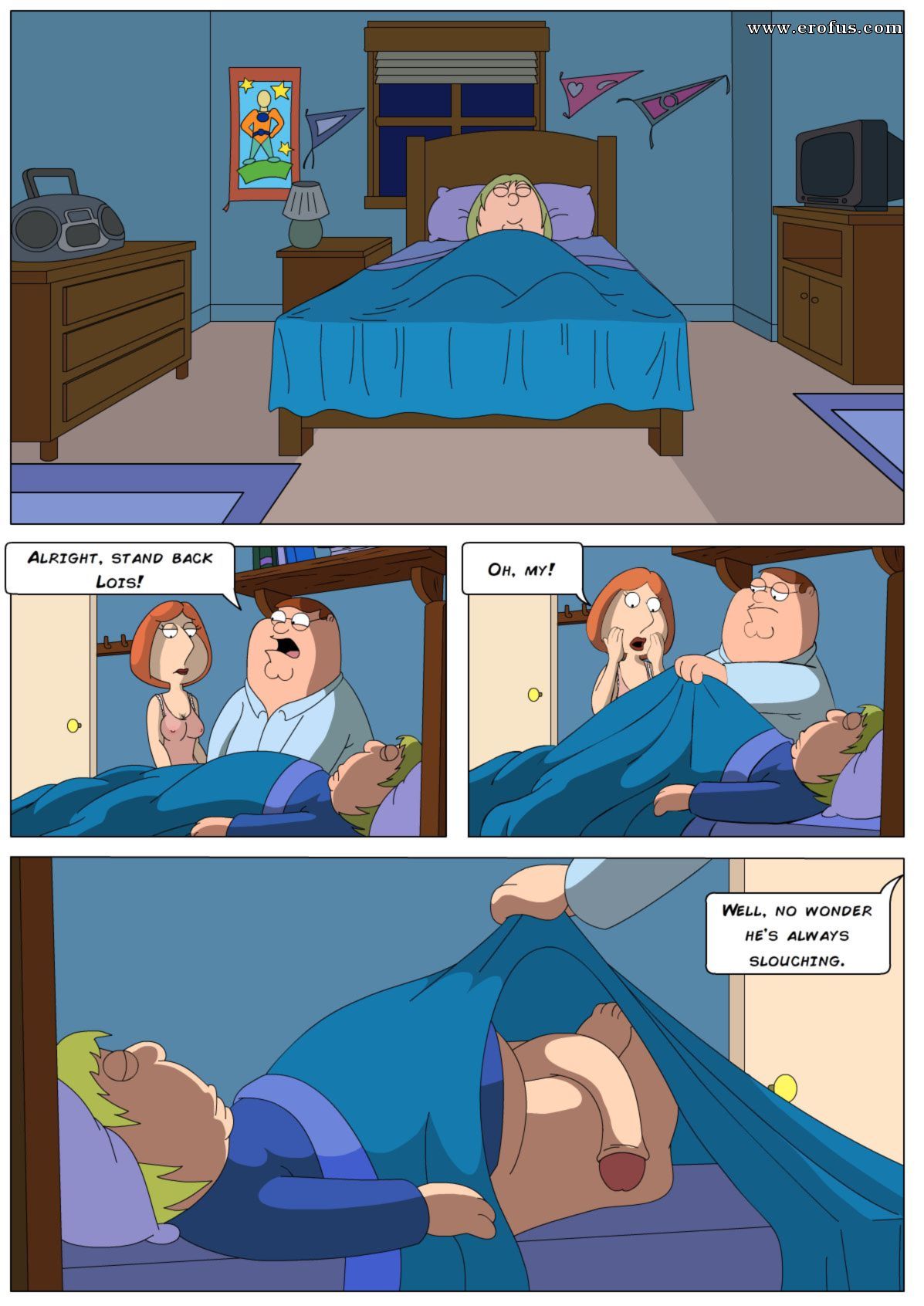 Family Guy Porn Creampie - Page 2 | theme-collections/family-guy/family-guy-the-third-leg! | Erofus -  Sex and Porn Comics