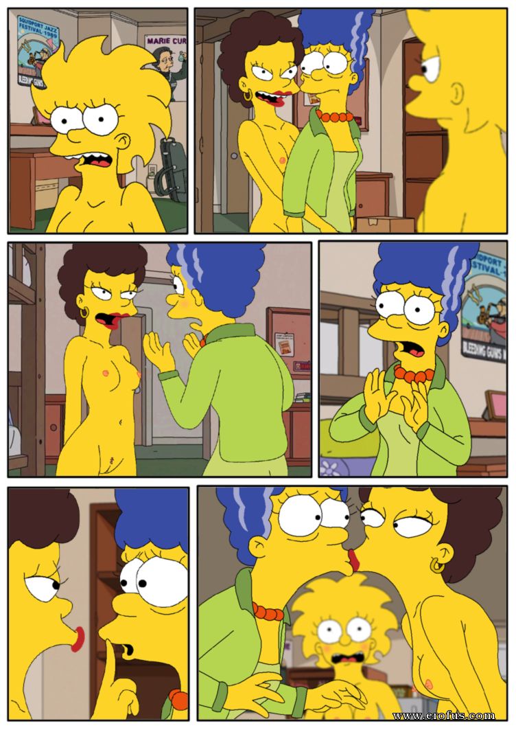 Marge simpson lesbian porn comic