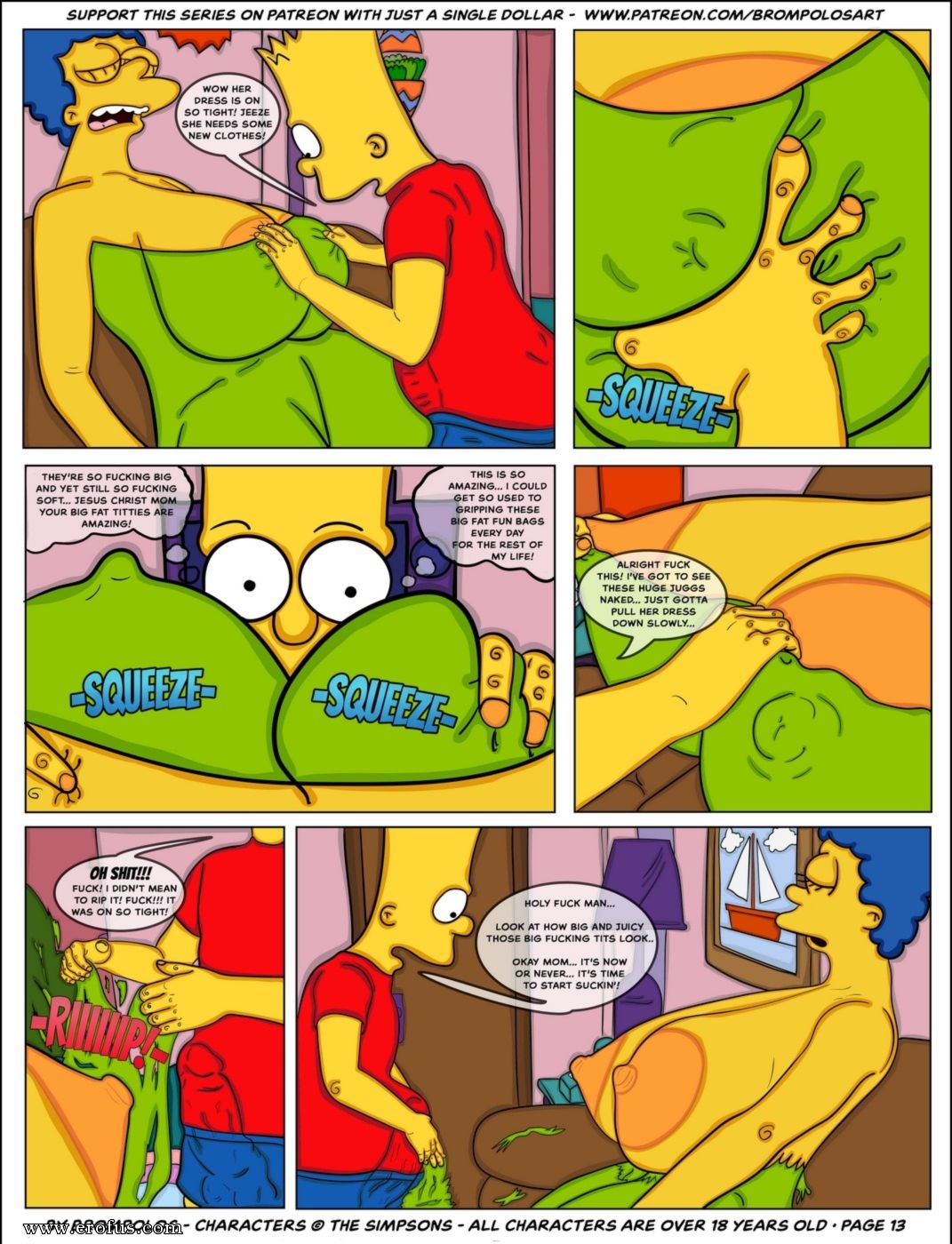 Page 16 various-authors/brompolos/the-simpsons-are-the-sexensteins Erofus