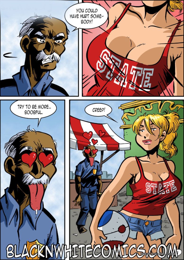 Interracial Foursome Cartoon - Page 4 | blacknwhitecomics_com-comix/campus-police/issue-2 | Erofus - Sex  and Porn Comics